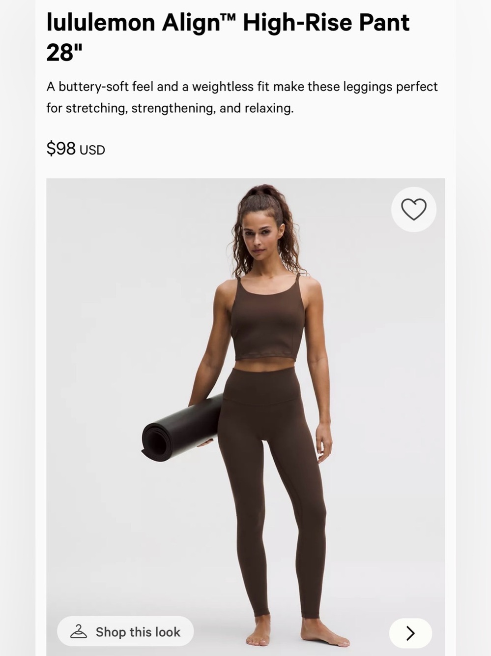 lululemon High-Rise Leggings in Deep Plum size 6